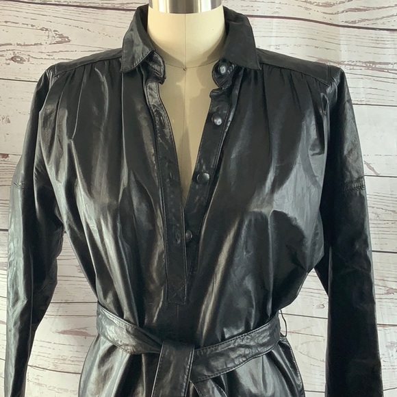 leather blazer dress women Zlitay White Faux Leather Blazer Dress main image 1